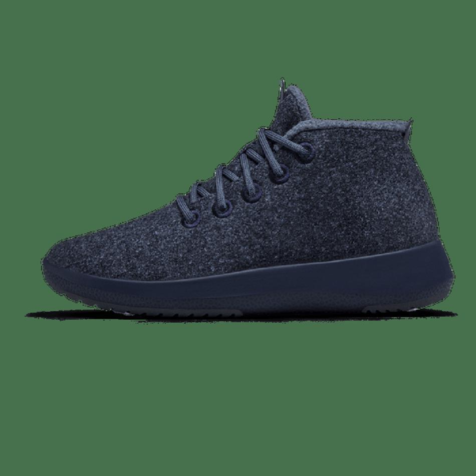 Women's Allbirds Wool Runner-up Mizzles Waterproof Shoess Navy | AUDYB58405