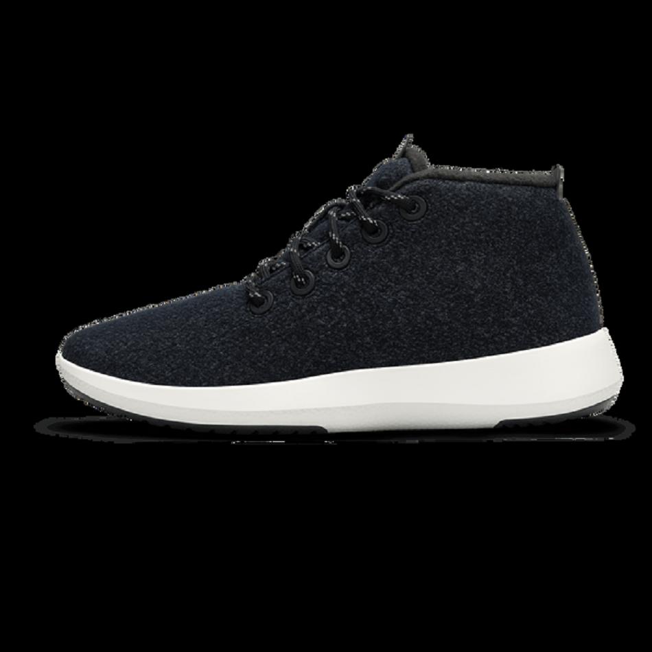 Women's Allbirds Wool Runner-up Mizzles Waterproof Shoess Black | LAUTR47981